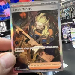 Boss's Orders 265/193 Paldea Evolved 2023 SIR Holo Rare Pokemon Card TCG - Image 1