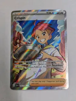 Crispin 164/142 Sv07: Stellar Crown Holo Pokemon TCG NM - Image 1