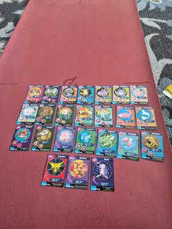 Lot of 24 Pokemon Poke Trivia Burger King Cards 1999! - Image 1
