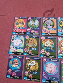 Lot of 24 Pokemon Poke Trivia Burger King Cards 1999! - Image 2