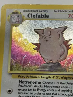 Clefable 5/130 Holo Rare Base Set 2 Pokemon Card MP - Image 5