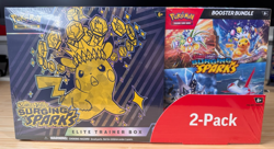 Pokemon Surging Sparks Elite Trainer Box with Booster Bundle 2-Pack, Costco Set - Image 1