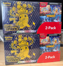 Pokemon Surging Sparks Elite Trainer Box with Booster Bundle 2-Pack, Costco Set - Image 3