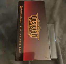 Pokemon Center Obsidian Flames ETB Elite Trainer Box SEALED (small tear- read) - Image 5