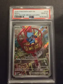 Riolu - 010 (Pokemon Center Exclusive) PSA 10 - Image 1