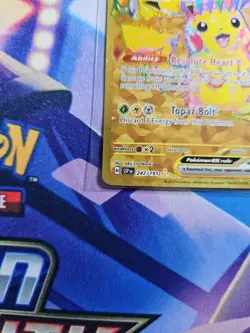 Pikachu EX 247/191 Secret Gold Full Art Rare Pokemon Surging Sparks SSP EN NM - Image 2