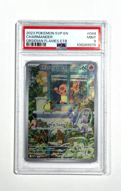 Pokemon TCG Charmander SVP #044 Obsidian Flames ETB Promo PSA 9 - Image 1