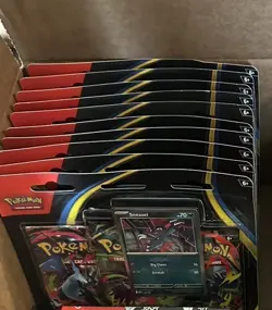Pokemon TCG: Phantasmal Flames Sneasel/Weavile 3-Pack Blister Lot of 10x - Image 1