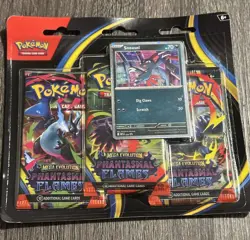 Pokemon TCG: Phantasmal Flames Sneasel/Weavile 3-Pack Blister Lot of 10x - Image 2