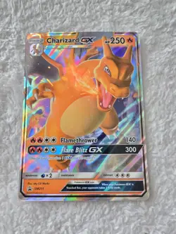 Charizard GX SM211 Pokemon TCG Sun & Moon Promo NM Full Art - Image 1