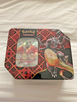 POKEMON Scarlet & Violet Paldean Fates - Charizard EX Large 7" Tin - NEW SEALED - Image 1