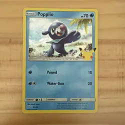 Popplio 23/25 HOLO 25th Anniversary McDonald's Promo Pokemon TCG NM - Image 1