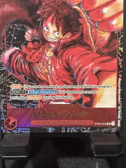 Monkey.D.Luffy - ST01-012 - Alternate Art - SR - English - One Piece CCG NM - Image 3