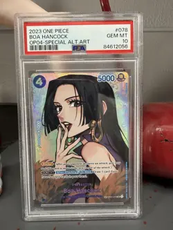 Boa Hancock SP One Piece English - Kingdoms of Intrigue (OP04-078) - PSA 10 - Image 1
