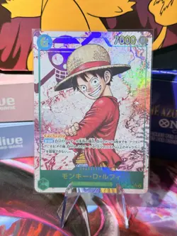 One Piece OP13-118 Monkey.D.Luffy SEC Alt Art Carrying on His Will Japanese NM - Image 1