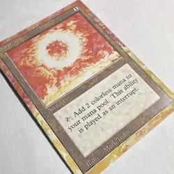 Altered Magic: The Gathering Sol Ring Artifact Card Illustrated by Mark Tedin - Image 3