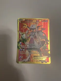 Pokemon Mewtwo EX TCG Full Art Holo Rare Card Breakthrough-Secret NM 164/162 - Image 2