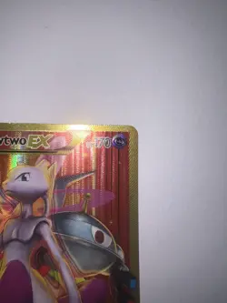 Pokemon Mewtwo EX TCG Full Art Holo Rare Card Breakthrough-Secret NM 164/162 - Image 4