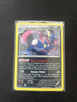 Pokemon TCG Greninja XY XY24 Holo Promo Card LP Condition - Image 1