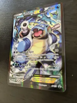 Pokemon TCG Blastoise EX Promo Holo Rare Card XY122 LP - Image 4