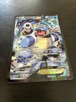 Pokemon TCG Blastoise EX Promo Holo Rare Card XY122 LP - Image 5