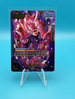 ✨Goku Black Leader Alt Art Secret Rare FB01-035 Dragon Ball Fusion World Card EN - Image 1