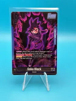 ✨Goku Black Leader Alt Art Secret Rare FB01-035 Dragon Ball Fusion World Card EN - Image 2