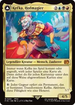 MTG Magic the Gathering FINAL FANTASY Kefka Hofmagier foil mythic rare - Image 1
