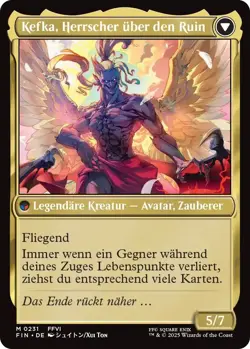 MTG Magic the Gathering FINAL FANTASY Kefka Hofmagier foil mythic rare - Image 2