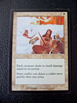 Mtg Magic the Gathering - Wave of Reckoning - MERCADIAN MASQUES rare EX - Image 1