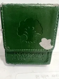 Vintage 2010 ULTRA PRO Magic The Gathering MTG Green MANA FLIP BOX MTG Deck Case - Image 1