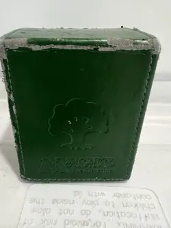 Vintage 2010 ULTRA PRO Magic The Gathering MTG Green MANA FLIP BOX MTG Deck Case - Image 4