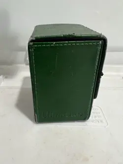 Vintage 2010 ULTRA PRO Magic The Gathering MTG Green MANA FLIP BOX MTG Deck Case - Image 5