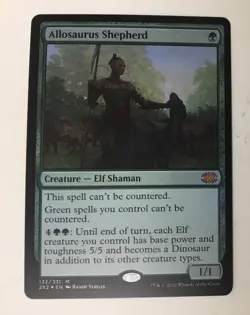 Allosaurus Shepherd Double Masters 2022 Foil - Image 1