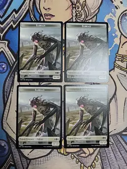 4x Eldrazi (10,10) / Citizen Dual-Sided Tokens - NM/M TDC MTG - Image 1