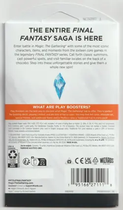 Magic the Gathering: Universes Beyond Final Fantasy Sleeved Play Booster Pack - Image 2