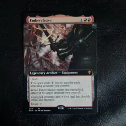 Embercleave (Extended Art) Throne of Eldraine Regular - Image 1