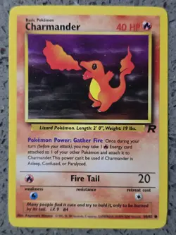 Pokemon - Charmander - 50/82 - Team Rocket - Common - LP - Image 1