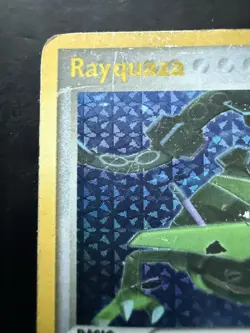 Pokemon Rayquaza EX Deoxys 22/107 Reverse Holo Stamped (HP/Damaged) - Image 2