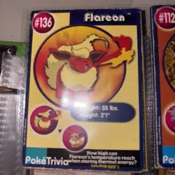 Flareon #136 Burger King Promo 1999 🔥Vintage Pokemon - MP - Image 1