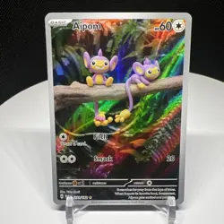 2023 Pokemon SV Paradox Rift Aipom #211/182 - Image 1