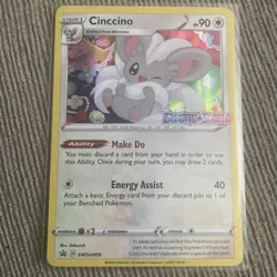 Pokemon TCG Sword & Shield Cinccino #SWSH009 Stamped Promo Near Mint - Image 1