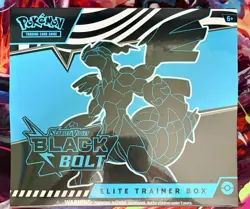 Pokemon TCG Scarlet & Violet Black Bolt Elite Trainer Box Etb Factory Sealed NEW - Image 1