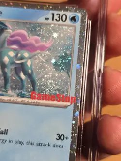 Suicune GameStop Exclusive Phantasmal Flames 026/094 CGC 10 Gem Mint - Image 2
