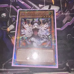 Yu-Gi-Oh! Blazing Cartesia, the Virtuous alt art RA04-EN041 1st Edition QCSR - Image 1