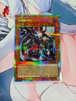 Yugioh Asian English OCG CR10-AES09 Darklord Morningstar - PSER - Image 1