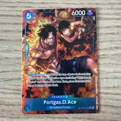 Portgas D Ace OP08-052 (Alt Art) Treasure Rare - One Piece CCG Royal Blood - NM - Image 1