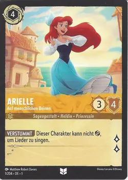 Disney Lorcana - Das Erste Kapitel - Einzelkarten Deutsch 🇩🇪 NON HOLO - Image 2