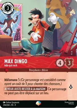 Lorcana - Max Dingo - Ado qui rock - MINT/NMINT - FR - FOIL - Image 1