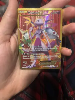 Pokemon Mewtwo EX Full Art Secret Rare Holo Card Breakthrough 164/162 XY - Image 1